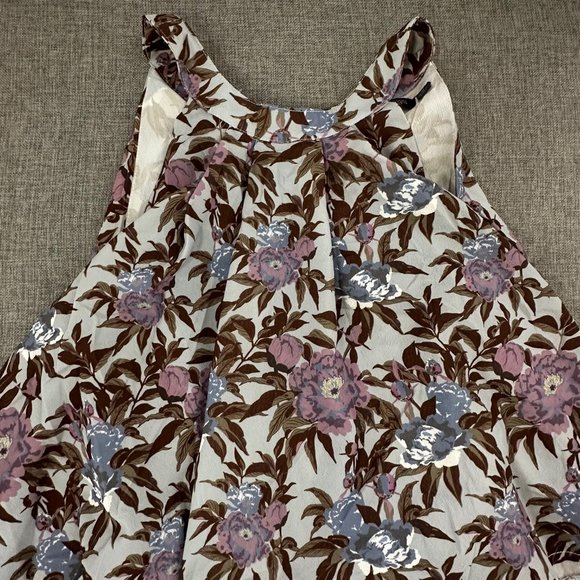 Love @ First Sight Floral Romper Medium Brand New Sleeveless Flowy Pleated Top P - Picture 2 of 15